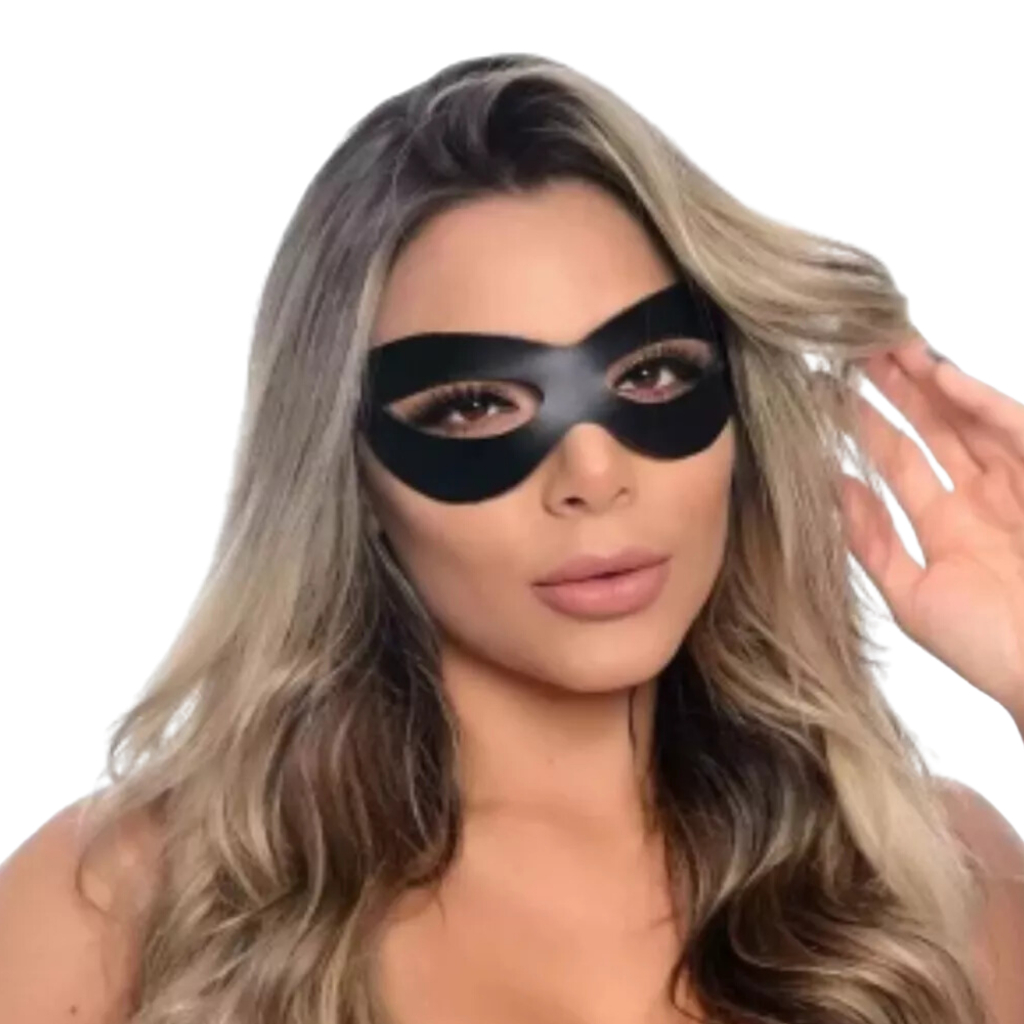 Máscara tiazinha GATINHA VENDA OLHOS - Fantasias em Oferta na Shopee