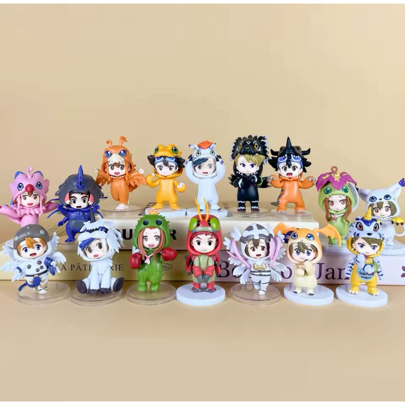 Digimon Figuras de Ação Anime Taichi Matt, Sora, Agumon, Gabumon – Bonecos Colecionáveis PVC Cosplay Brinquedo em Oferta na Shopee