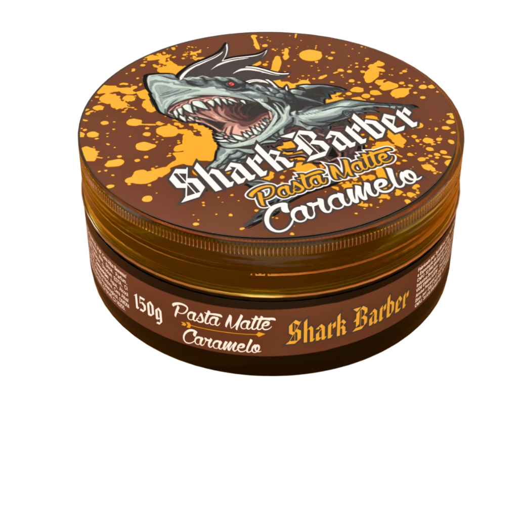 Pasta Modeladora Pomada Caramelo 150g Shark Barber