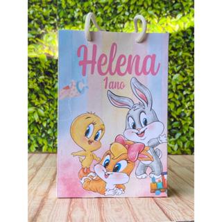 Sacolinha Surpresa Personalizada  Baby Looney - Lembrancinha Baby Looney Tunes PEGUE E MONTE - Festa Infantil em Oferta na Shopee
