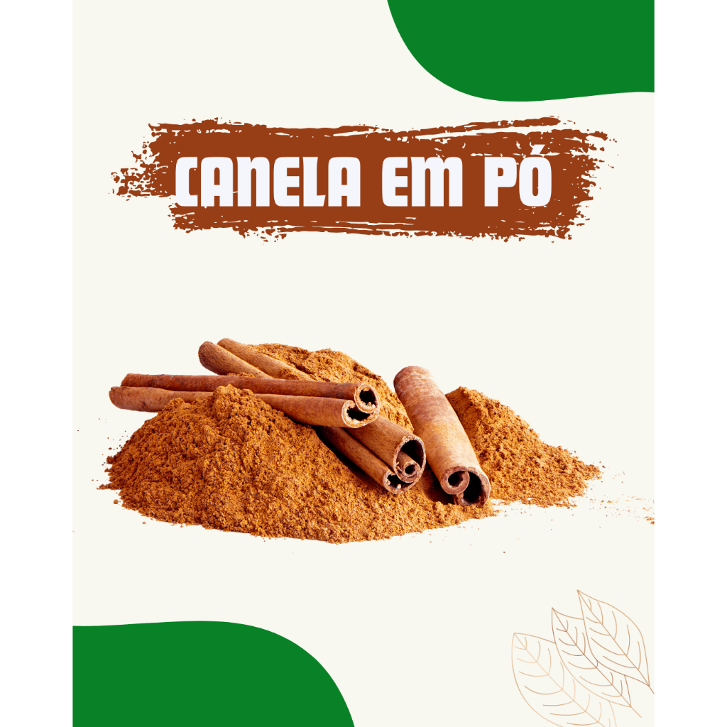 Canela em Pó Premium 1 kg 100% Pura
