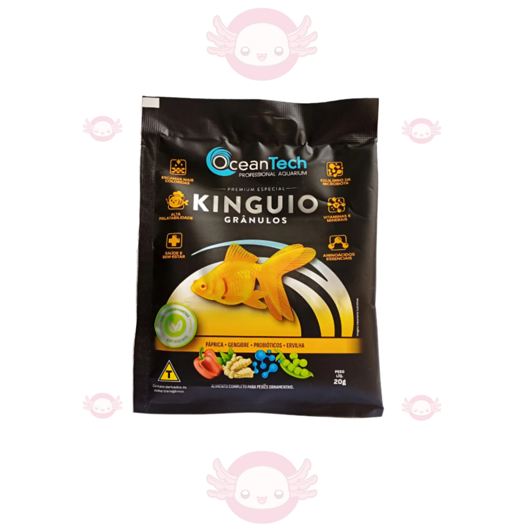 Ração Kinguio Granulos 20g Ocean Tech - Premium