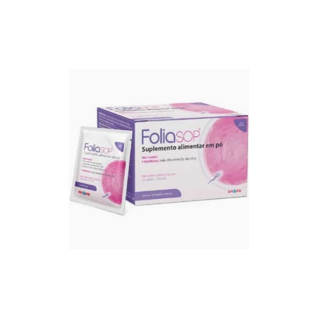 Foliasop Com 30x4gr Sache Sem Sabor - Gross