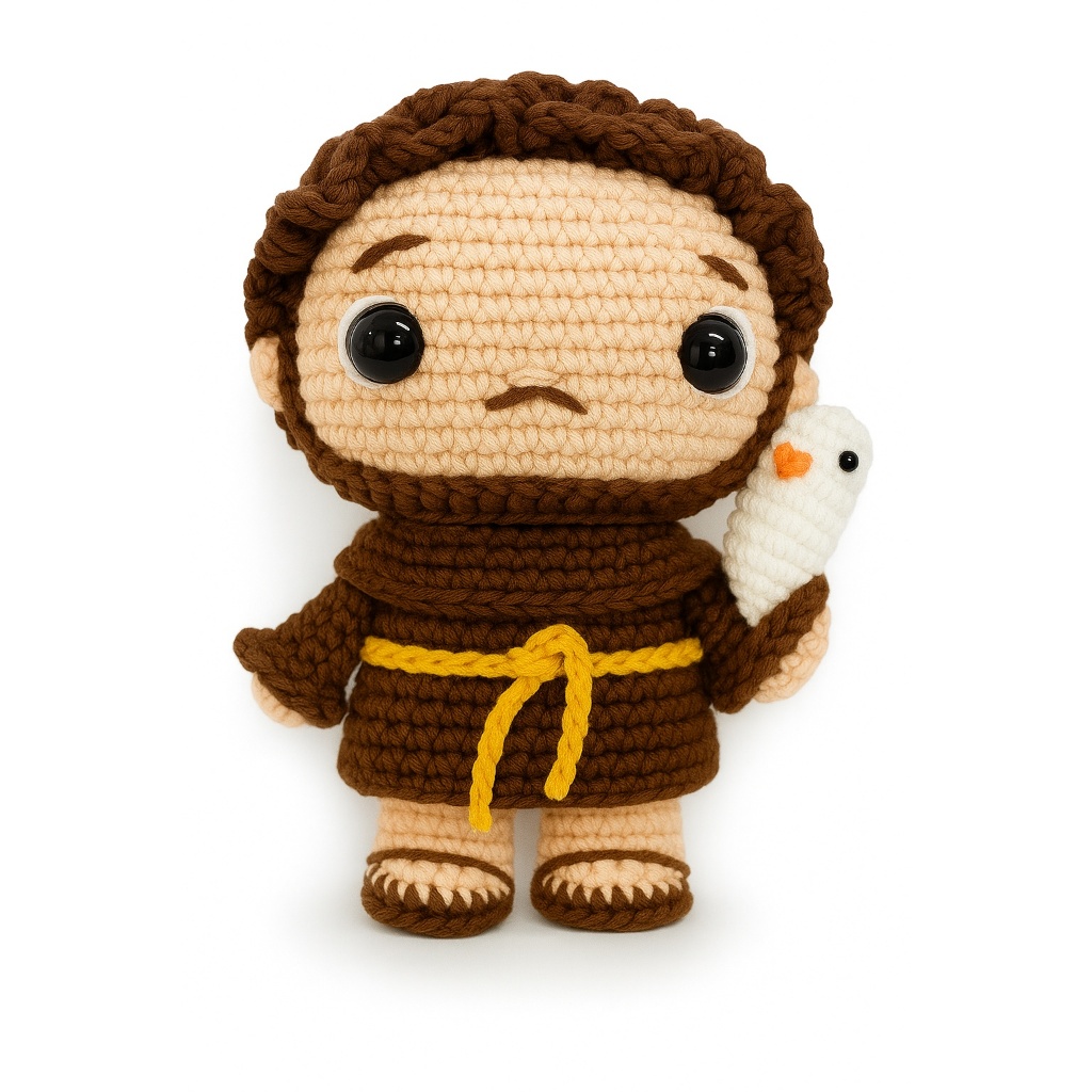 São Francisco de Assis Amigurumi: Onde Comprar | BuscaProdutos