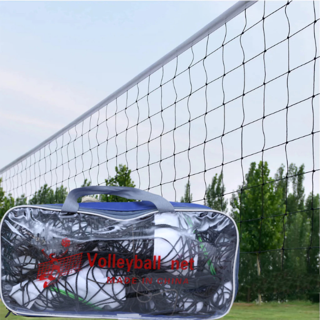 Rede de Vôlei 9,5m x 1m com Faixa Superior e Bolsa para Transporte