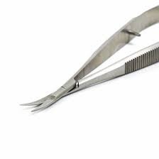 Tesoura Castroviejo | 12cm | Odonto | Oftalmo | Cutilagem