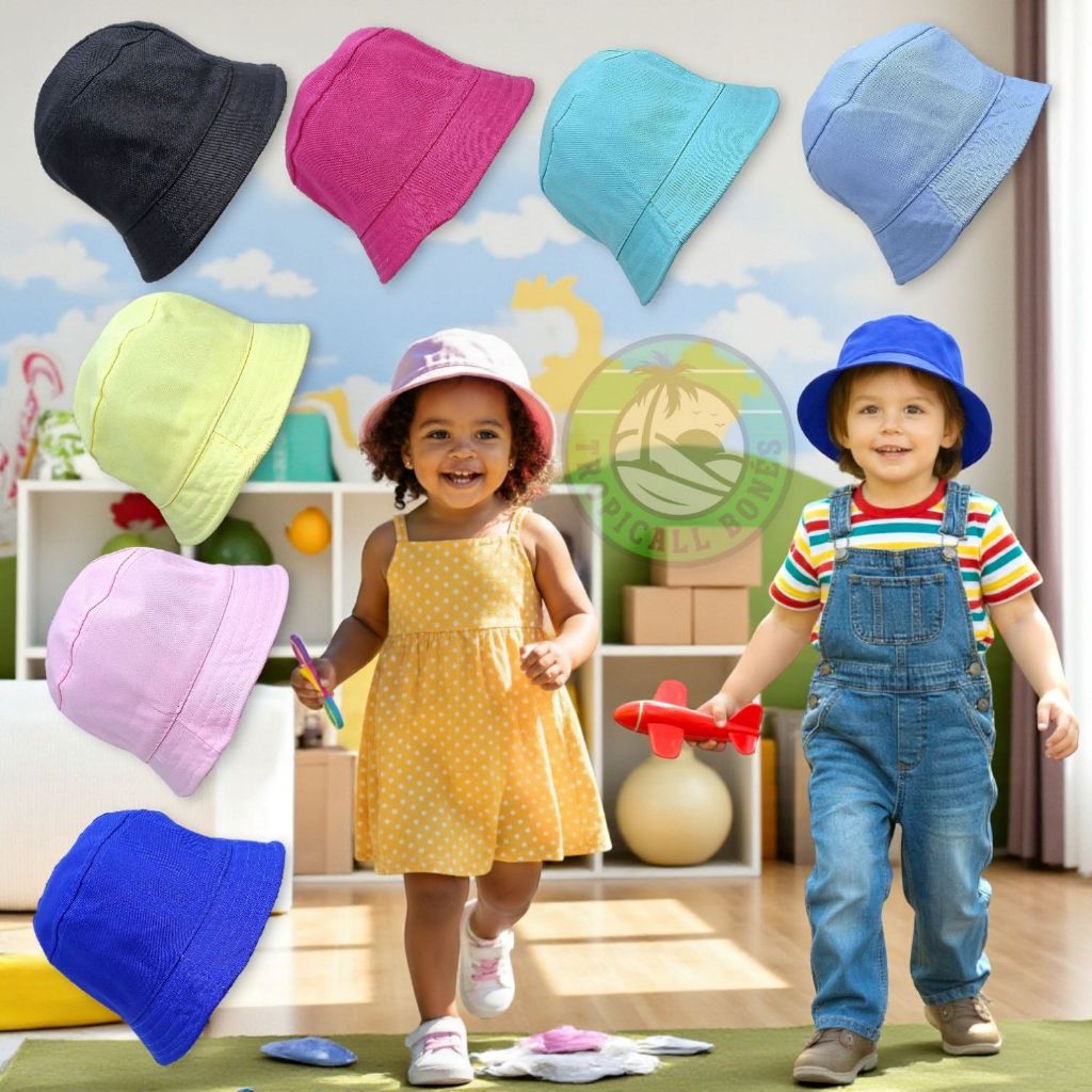 Chapéu Bucket Infantil Unissex Estiloso | Personalização | Leve, Confortável e Perfeito para Trilha, Praia e Passeios