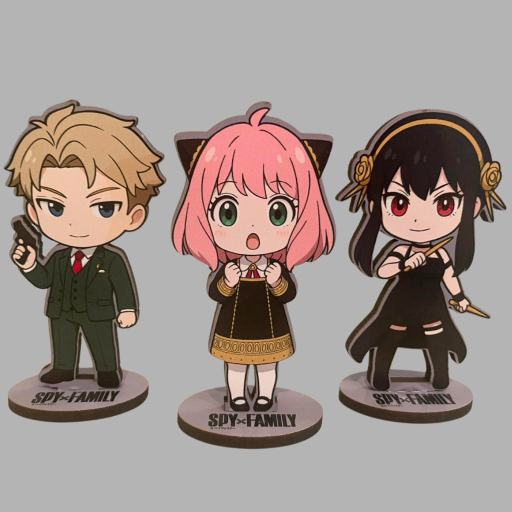 Totem Spy x family anime anya forger Loid Yor espiões presente decoração fofo aniversario criativo