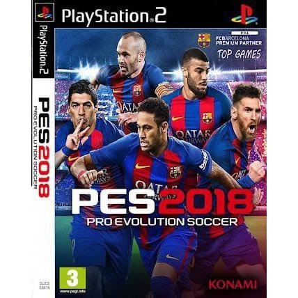 PES 2018 Top Games Remasterizado - Ps2