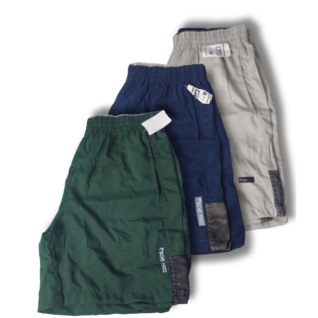 Kit 3 Calça Jeans Slim masculina Sport fino Alfaiataria sarja com elastano