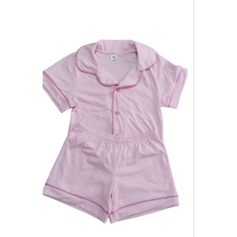 Pijama Americano Adulto Blogueira Botão Gestante Amamentação Maternidade Curto 100% Algodão Manga Curta e Shorts