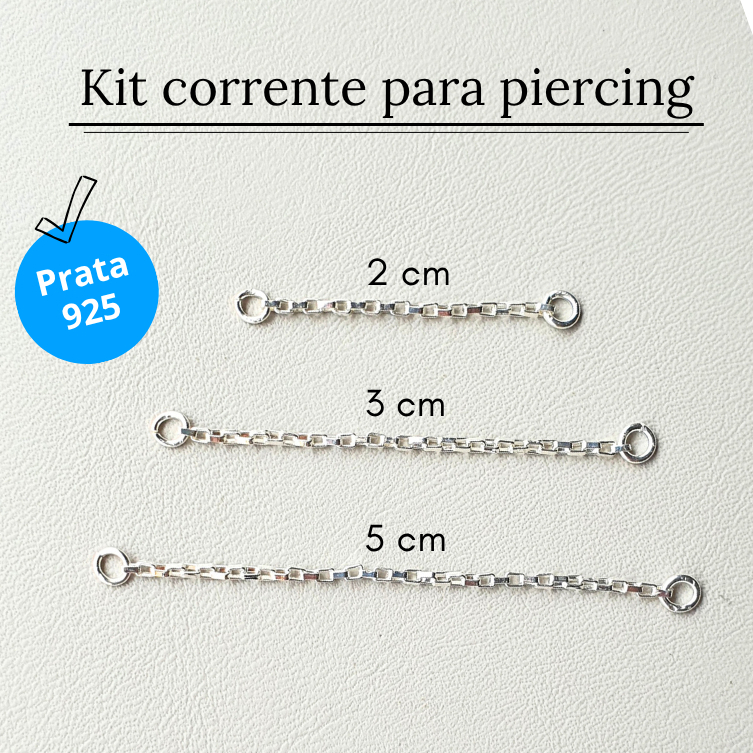 Kit Piercing de Correntes Veneziana