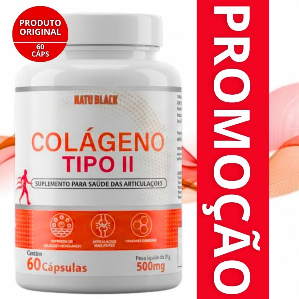 Colageno tipo 2 Não Hidrolisado Não Desnaturado Coluna Joelho Cartilagem - ENVIO IMEDIATO em Oferta na Shopee