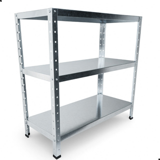 Armário de Aço Compacto Estante Com 3 Prateleiras Capacidade 45kg - 70cm x 70cm x 30cm Reforçada em Oferta na Shopee