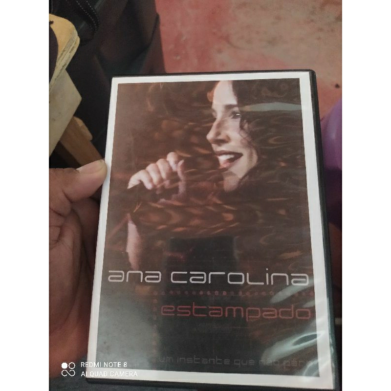 DVD Ana Carolina - Estampado (Um Instante Que Não Pára