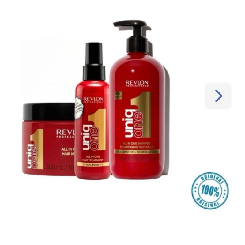 Kit Revlon Uniq One - Leave-in 50 + Shampoo 493ml-Macara 300 ml -1 Hair tratamento Original