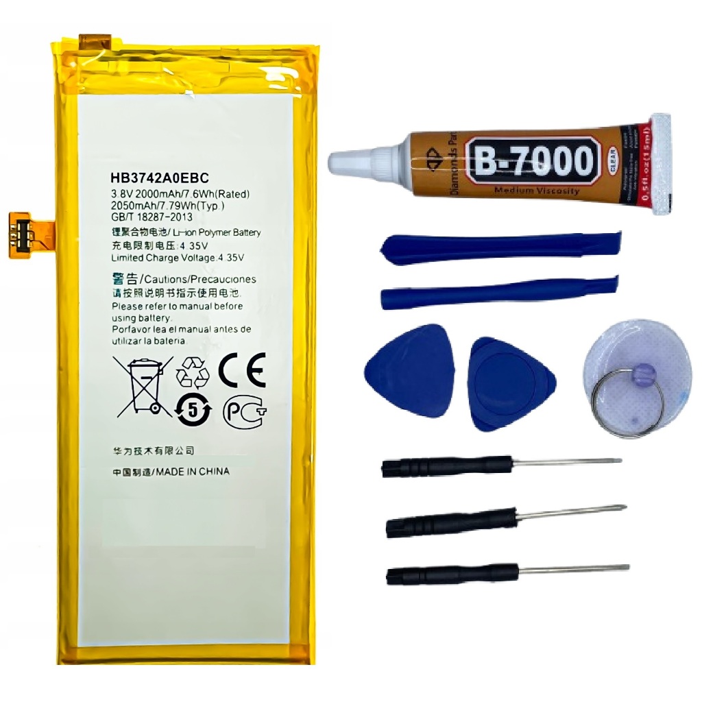 Bateira Para HUAWEI, Ascender P6, Honor 4 Play, TL00, H30, G621, G620 HB3742A0Re Nova