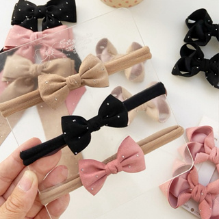 kit de faixinhas c/3 laços em camurça com strass para RN e bebês. em Oferta na Shopee