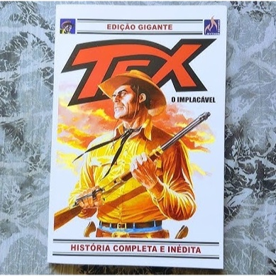 Tex - O Implacável (Edição Gigante 35) Papel JORNAL - Mythos