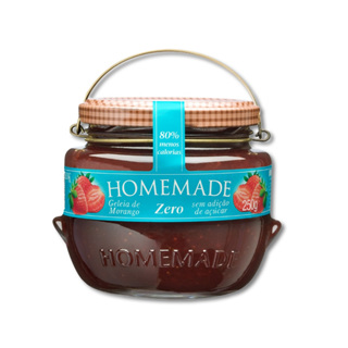 Geleia Morango Zero Homemade Vidro 250g em Oferta na Shopee