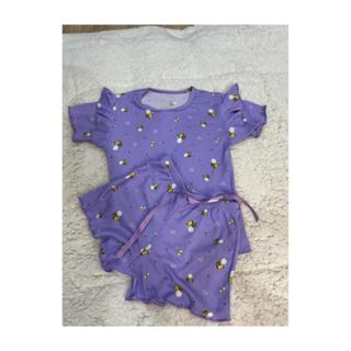 Pijama infantil suede canelado feminino baby doll short doll roupa de dormir de menina personagens em Oferta na Shopee