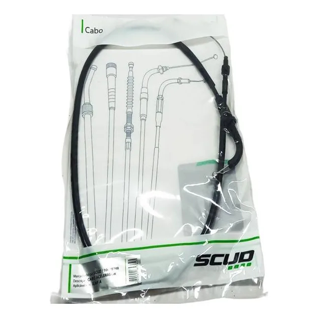 Cabo Acelerador Moto Yamaha XJ6 F N Cabo A Principal Modelo Original - Scud