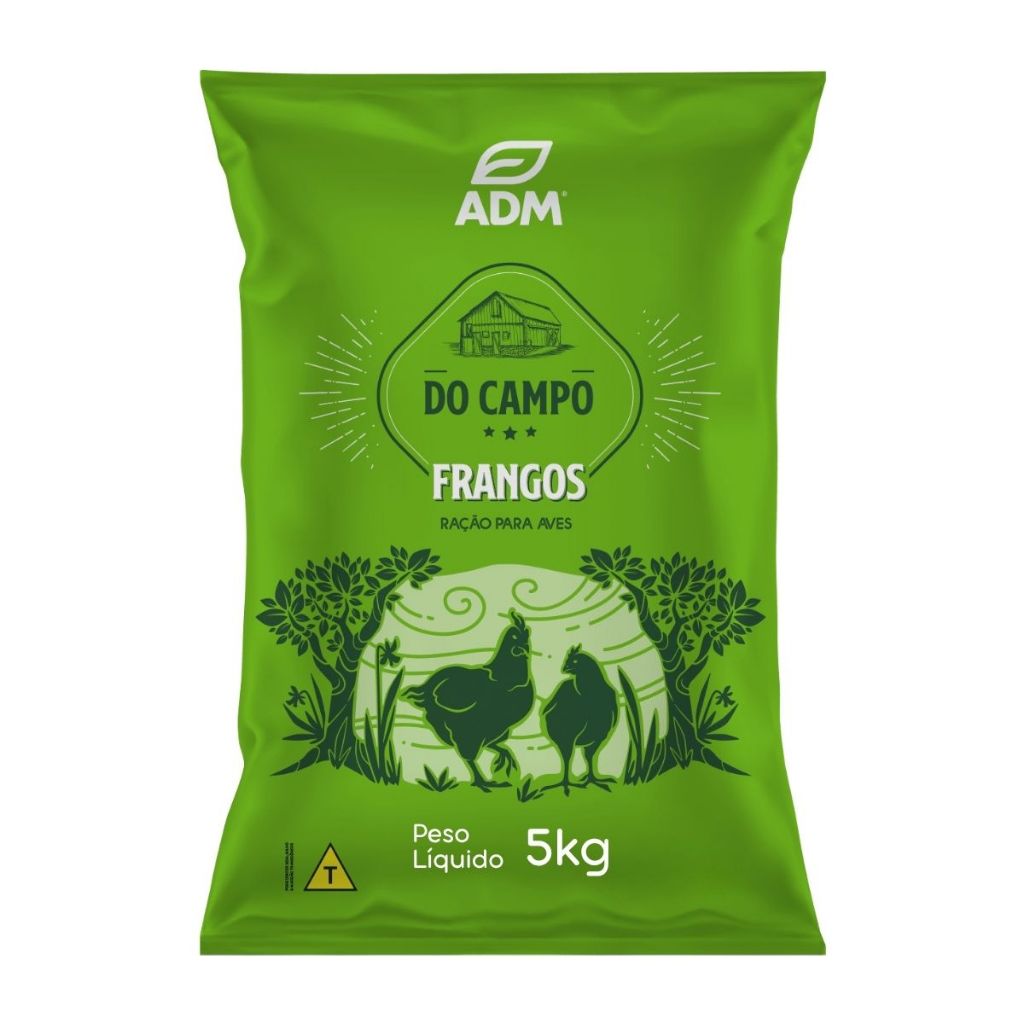 DO CAMPO FRANGOS Ração P/ Engorda de Galinhas e Aves 5kg