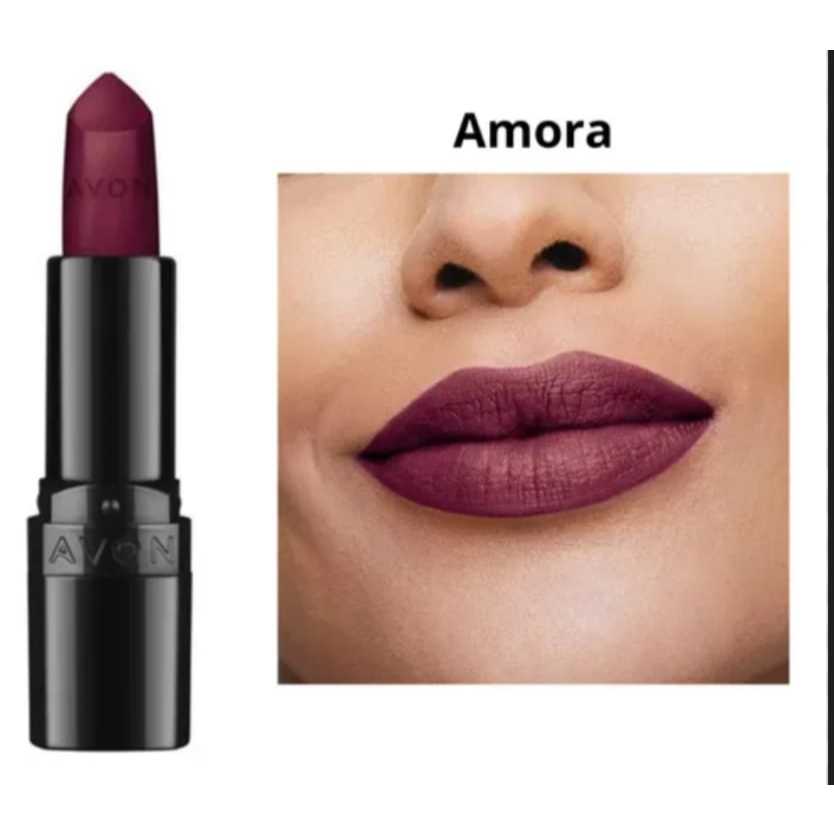 Batom Ultramatte Avon 100% Opaco e Aveludado Fórmula que Promove Conforto não Resseca os Lábios