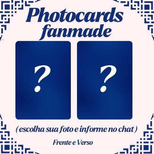 Photocard fanmade personalizado | frente e verso | você escolhe o tema. em Oferta na Shopee