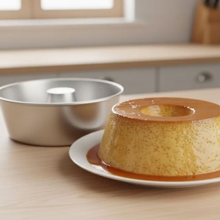 forma de Pudim Bolo Suíça - Assadeira Com cone de Alumínio N°18 altura 7,c largura 18c em Oferta na Shopee