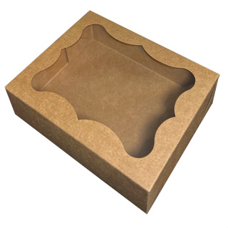 2 un - Caixa de Presente Lembrancinhas Doces - 19x15x5cm - Caixa Kraft ou Branca em Oferta na Shopee