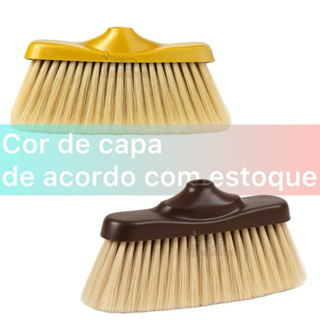 Vassoura para porcelanatos cerdas macias (não risca) - Opção de compra com cabo 1,20 mts em Oferta na Shopee