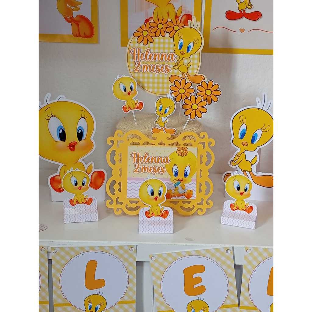Kit Festa Piu Piu menina e menino só um bolinho personalizado/mesversário aniversário/ Lembrancinha