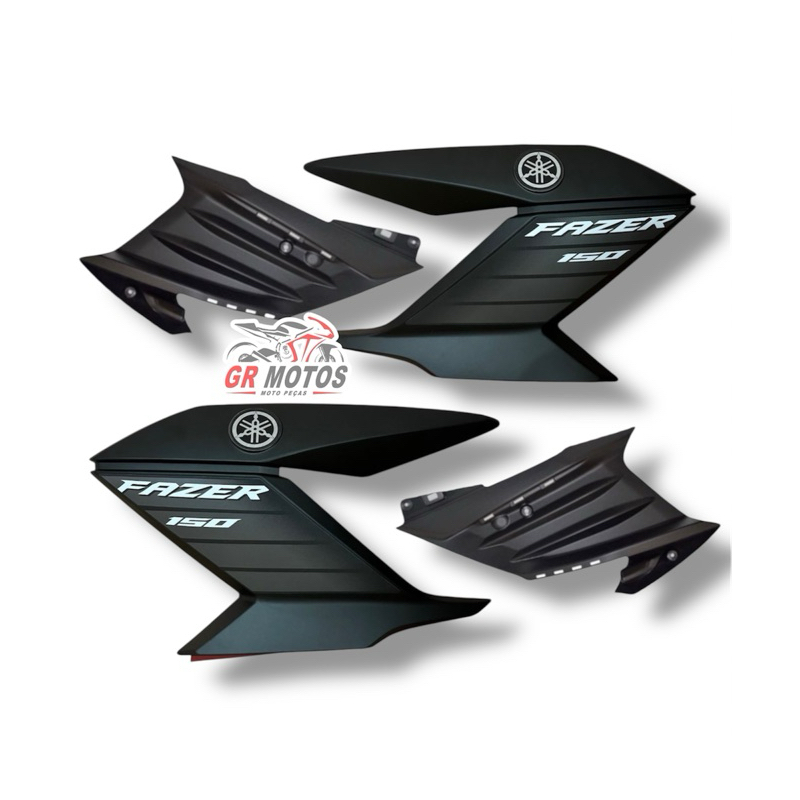 PAR DE ABAS  E COMPLEMENTOS YAMAHA  FAZER 150  2015 / 2024