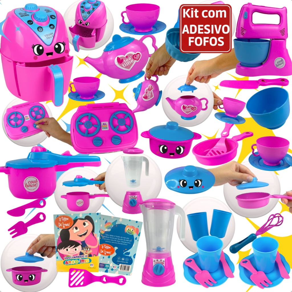 Cozinha com Utensílios de Brinquedo: Onde Comprar | BuscaProdutos
