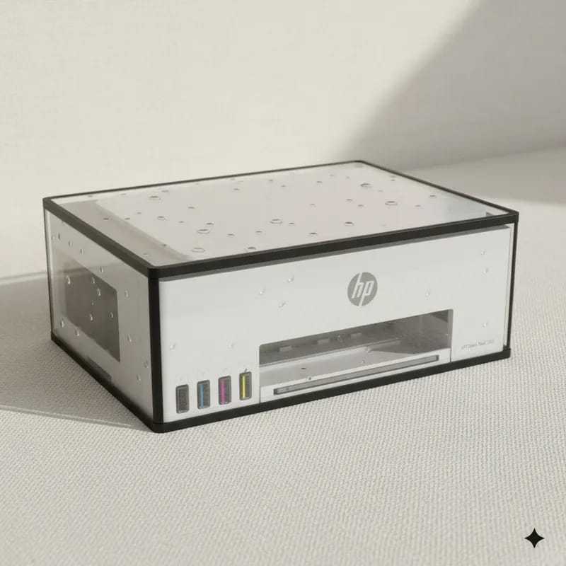 Capa para Impressora Multifuncional HP Smart Tank 724 e 674, plástico pvc transparente