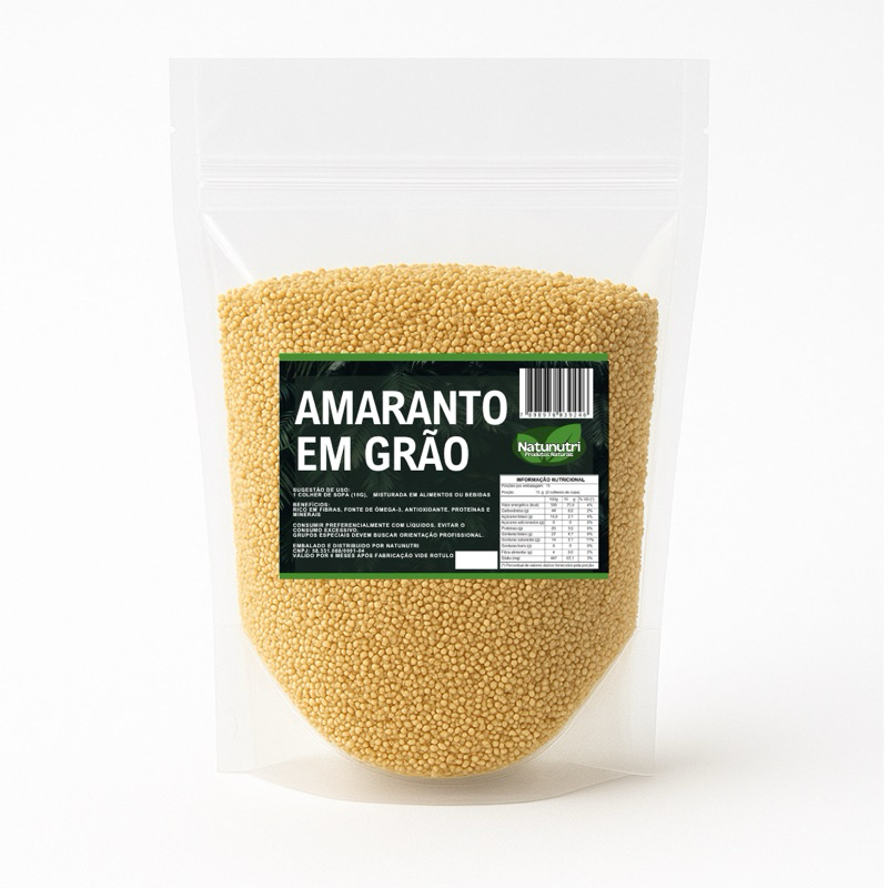 Amaranto em Grão 1kg - Natunutri em Oferta na Shopee