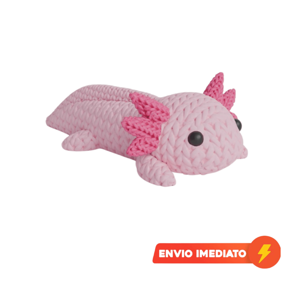 Forma Molde de Peixe Axolote Salamandra em Tricô Flexível Para Vela, Sabonete, Biscuit, Resina Poliéster, Gesso