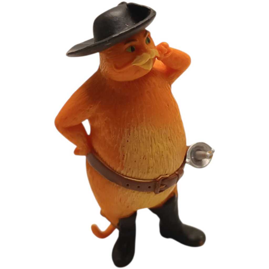 Boneco Gato De Botas Gordo Do Shrek Original (Usado)