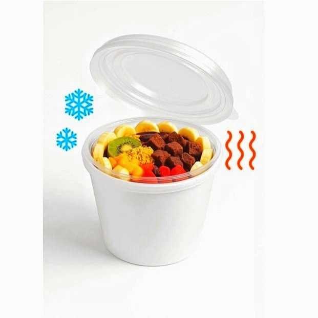 Pote Térmico Açai Delivery Isopor Premium Tampa Divisor Sobe Nota no iFood  Ganhe 5 Estrelas
