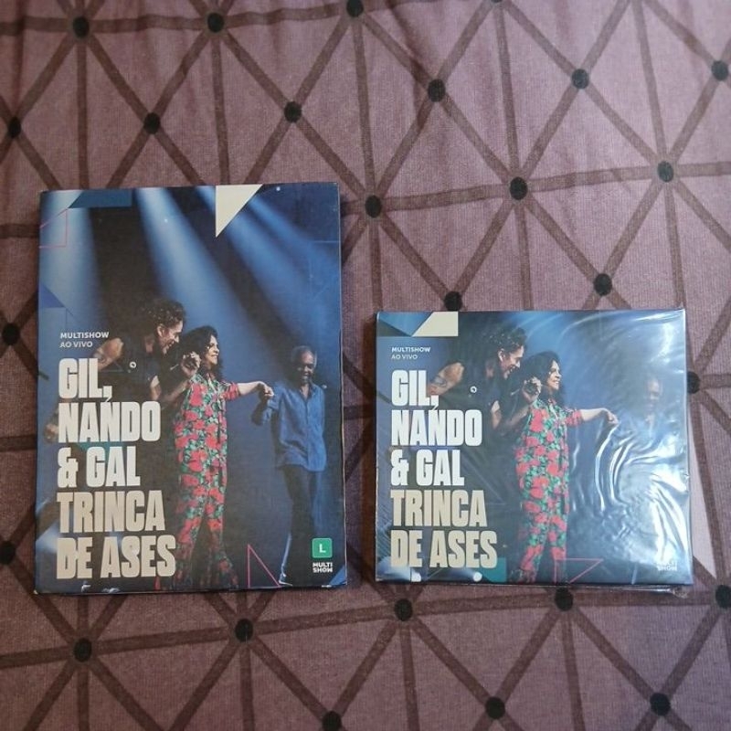 CD+DVD Trinca de Ases - Gilberto Gil, Nando Reis e Gal Costa