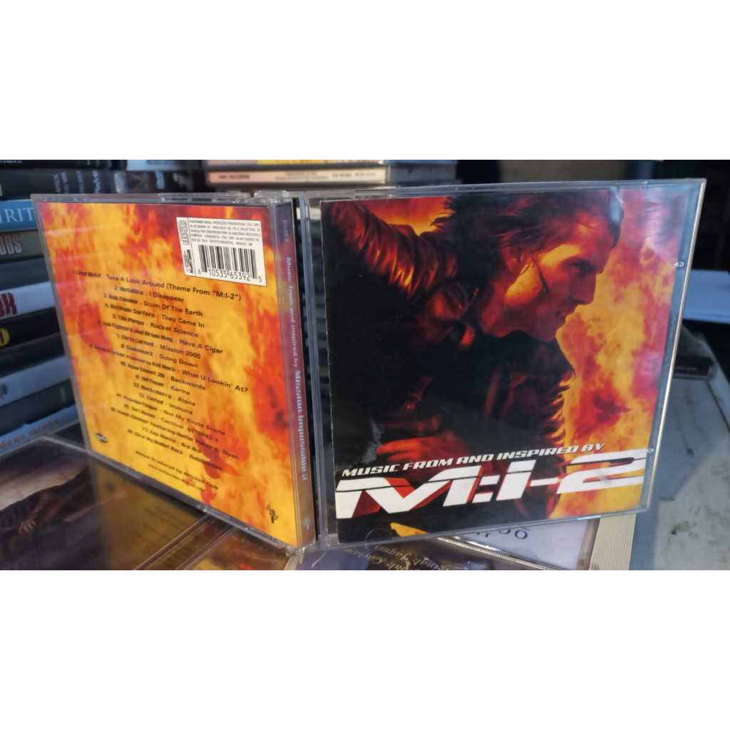 *Cd Missão Impossível 2 Tom Cruise Trilha Sonora Filme Impecavel - Estado de NOVO-M:i-2 metallica rob zombie the pimps