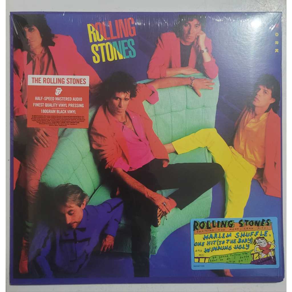 Vinil : Rolling Stones Dirty Work [lp] novo Lacrado Europeu