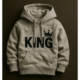 Casaco Blusa de Frio Moletom Canguru Infantil Rei Algodão Grosso Várias Cores em Oferta na Shopee