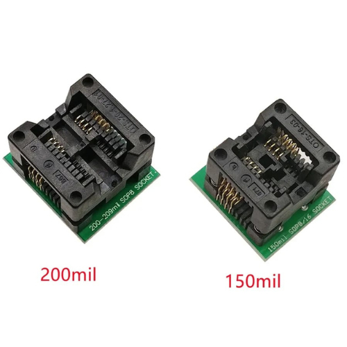 Adaptador  Soic8 Sop8 Para Dip8 Eprom 150mil para Gravador de Eprom