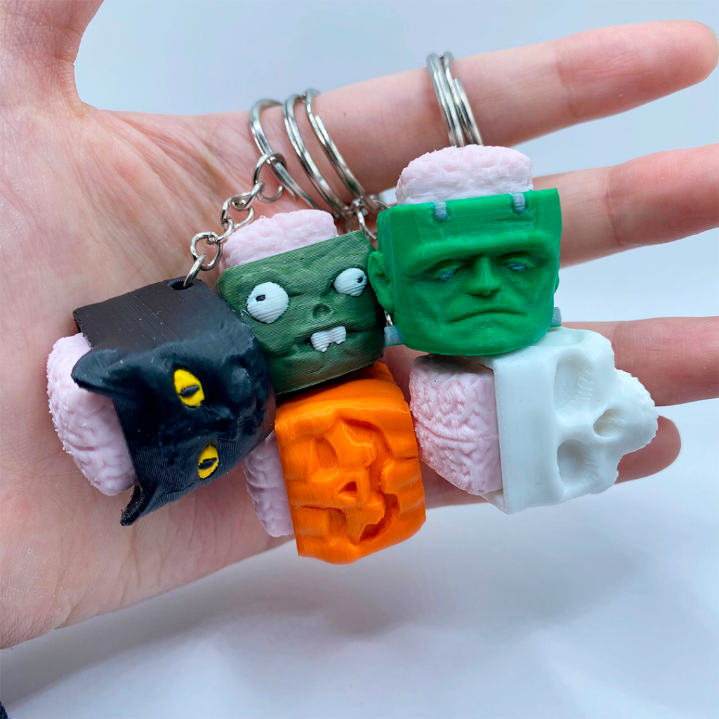 Chaveiro InterativoClicker Halloween com Switch - Anti-Estresse Fidget Toy em Oferta na Shopee