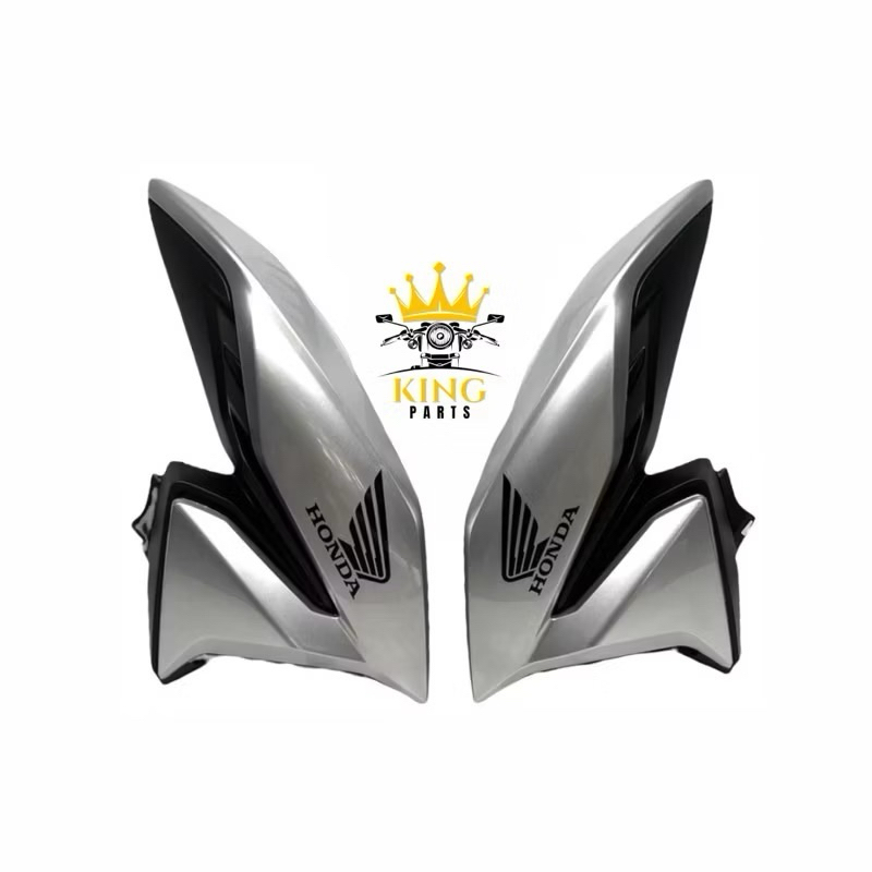 PAR DE ABAS COMPLETA CG 160 TITAN 2022/2023/2024 PRATA FORCE em Oferta na Shopee