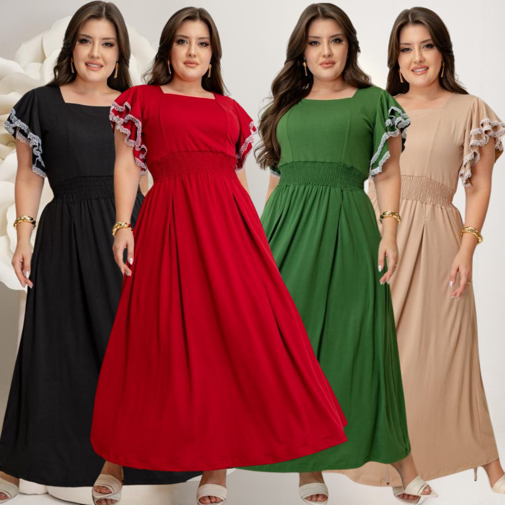 Vestido Feminino Social Plus Size Manga Estilosa Duas Marias Moda Evangelica Até EXG Para Congresso em Oferta na Shopee