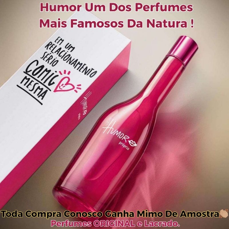 Perfume Humor 75ml Colônia Natura Original Lacrado , Perfume Meu Primeiro Humor e Perfume Humor Próprio