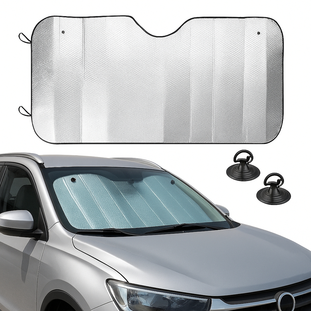 Protetor Solar Carro Automotivo Para- Brisa Universal Refletivo Bloqueio Calor UV - ENVIO IMEDIATO em Oferta na Shopee